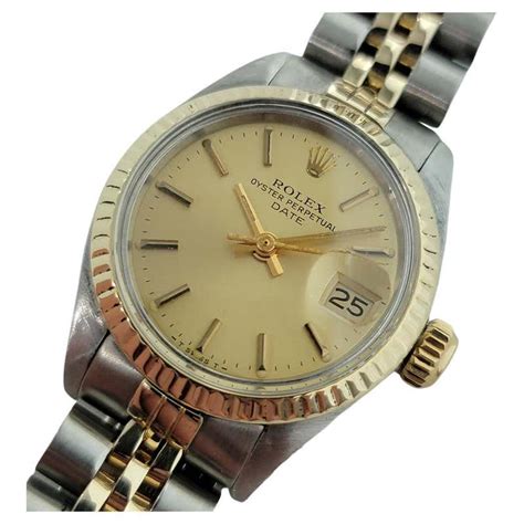 datejust automatico rolex anni 80 quandrante champagne bracciale oyster|rolex watches 1980s.